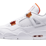 retro 4 metallic orange