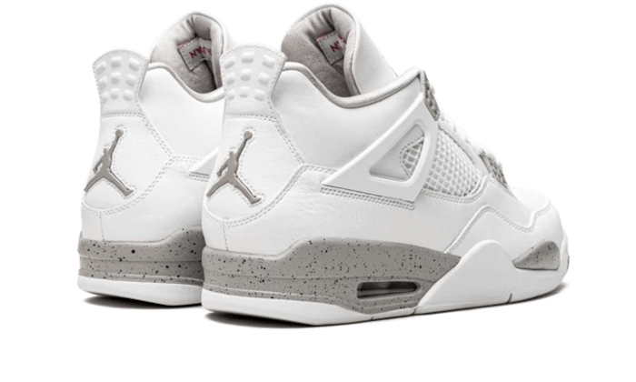 Air Jordan 4 tech white oreo back